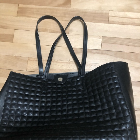 Sac en cuir noir Banana Republic